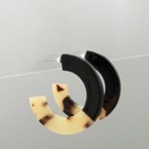 Acrylic Hoop Earrings